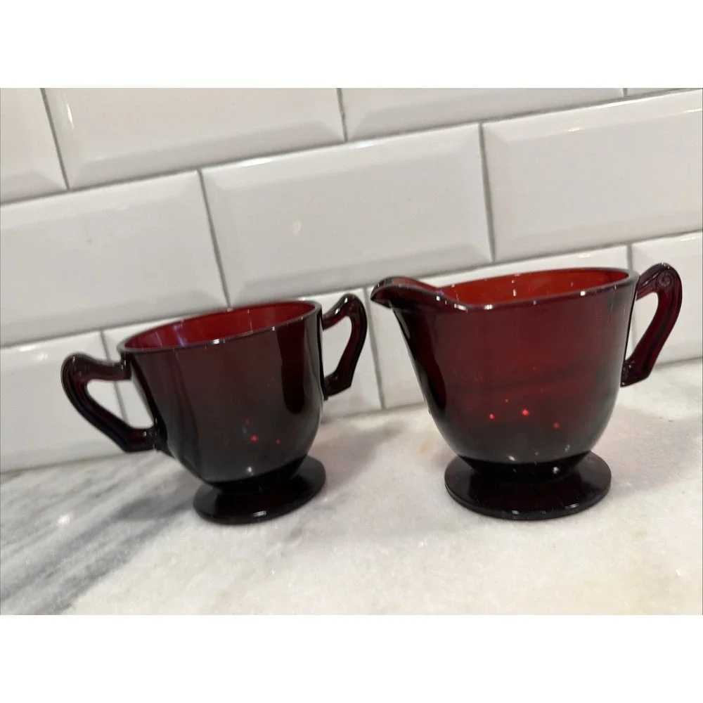 Anchor Hocking ROYAL‎ RUBY Red 3 1/4